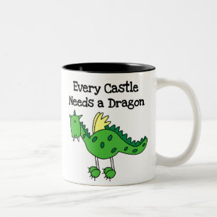 Castle Dragon Tweekleurige Koffiemok