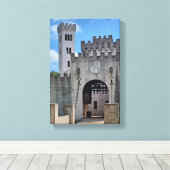Castle Drawbridge Canvas Afdruk (Insitu (Houten vloer))