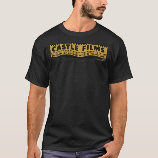 CASTLE FILMS Logo Yellow Classic T-Shirt (Devant)