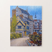 Castle Gate House Shrewsbury Jigzaag Puzzle