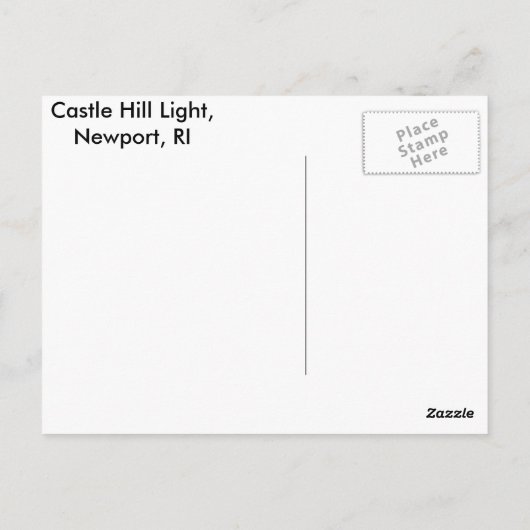 Castle Hill 2 Briefkaart (Achterkant)