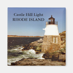 Castle Hill Light, Rhode Island Magnet Magneet