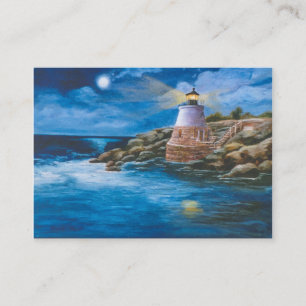 Castle Hill Lighthouse Art Card Visitekaartje