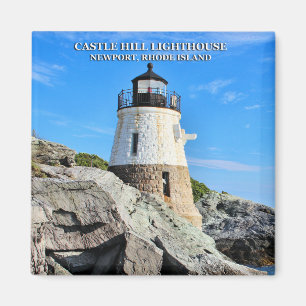 Castle Hill Lighthouse, Rhode Island Magnet Magneet