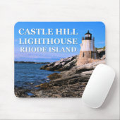 Castle Hill Lighthouse, Rhode Island Mousepad Muismat (Met muis)