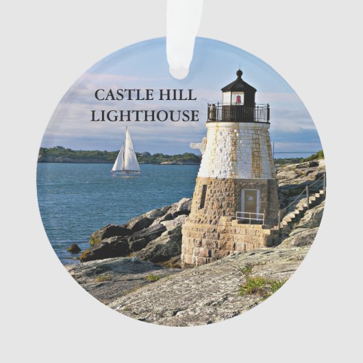 Castle Hill Lighthouse, Rhode Island Ornament (voorkant)