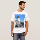 Castle Hill Lighthouse, Rhode Island T-shirt (Voorkant volledig)