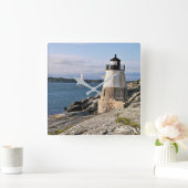 Castle Hill Lighthouse, Rhode Island Vierkante Klok (Huis)