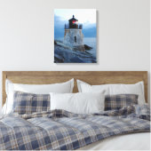 Castle Hill vuurtoren- Newport, RI canvas (Insitu (Slaapkamer))