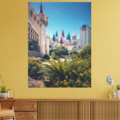 Castle Hotel Exterior Canvas Afdruk (Insitu (Woonkamer))