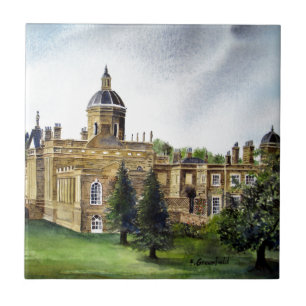 Castle Howard North Yorkshire Waterverf Painting Tegeltje