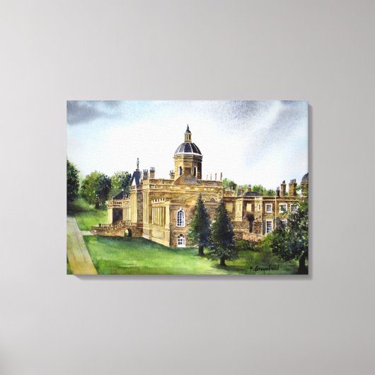Castle Howard, York, Engeland Canvas Afdruk (Voorkant)