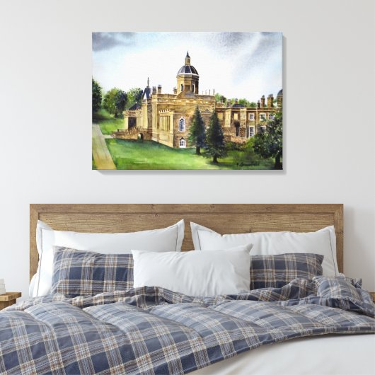 Castle Howard, York, Engeland Canvas Afdruk (Insitu (Slaapkamer))