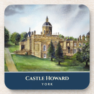 Castle Howard York Waterverf schilderen Bier Onderzetter
