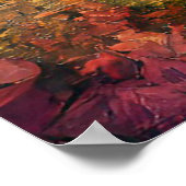 Castle in Forest, Fantasy Oerwoud, Herfst herfst Poster (Hoek)