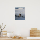 Castle in het Poster Clouds (Keuken)