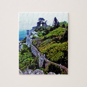 Castle in Sintra Portugal Legpuzzel