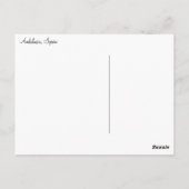 Castle in Spanje Briefkaart (Achterkant)