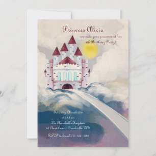 Castle in the Clouds Invitation Kaart