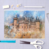 Castle in the Forest Decoupage Tissuepapier (Craft)