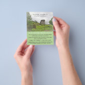 Castle Landscape, Travel Agency Advert Flyer (Hand)