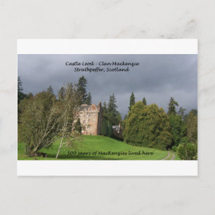 CASTLE LEOD - Scotland MacKenzie Clan Briefkaart
