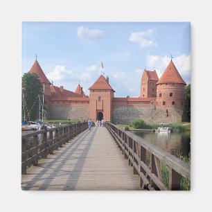 Castle - LITOUWEN op het eiland Trakai — Magneet
