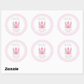 Castle Little Princess Verjaardag Sticker (Vel)