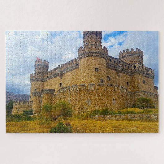 Castle Manzanares Madrid. Legpuzzel (Horizontaal)