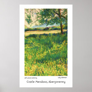 Castle Meadows, Abergavenny Imprimer ou Poster