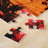 Castle met Flowers Legpuzzel (Zijkant)