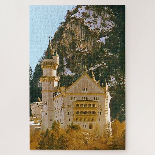 Castle Neuschwanstein Duitsland. Legpuzzel (Verticaal)