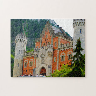 Castle Neuschwanstein Duitsland. Legpuzzel
