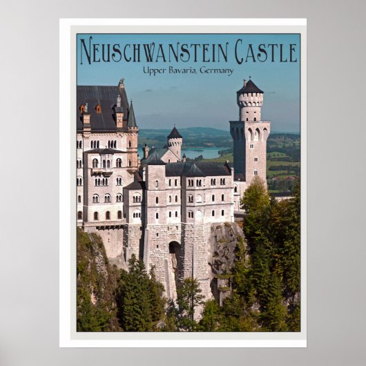 Castle Neuschwanstein Poster (Voorkant)