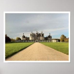 Castle of Chambord, Frankrijk Poster