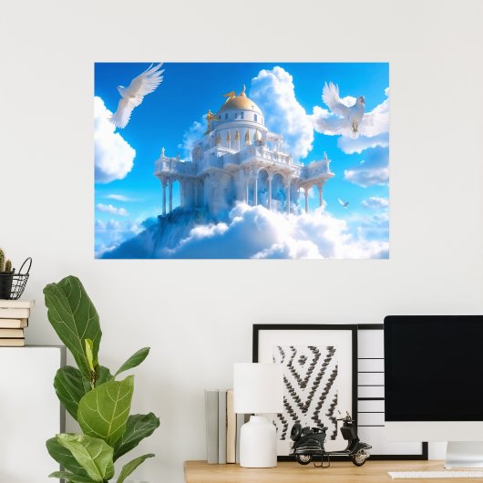 Castle of Lofty Aspirations Poster (Thuiskantoor)