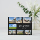 Castle of San Marcos Feestdagenkaart (Staand voorkant)