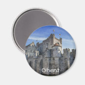 Castle of the Counts in Gent Magneet (Voorkant / Achterkant)
