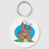 Castle on A Hill Red Flags Sleutelhanger (Voorkant)