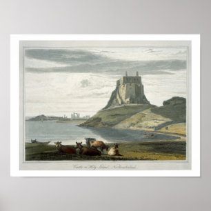 Castle on Heilige Island, Northumberland, uit 'A V Poster