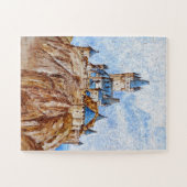 Castle op de Rijn Legpuzzel (Horizontaal)