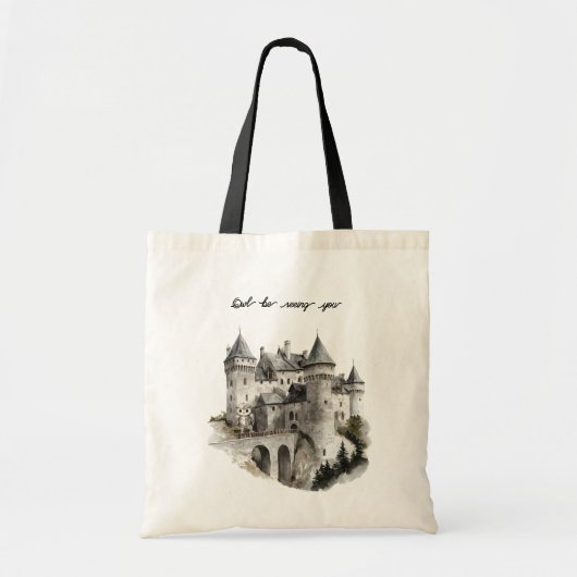Castle Owl Be Seeing You Tote Bag (Voorkant)