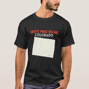 Castle Pines Village Colorado USA State America Tr T-shirt