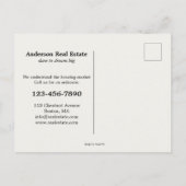 Castle Real Estate Agent Marketing Briefkaart (Achterkant)