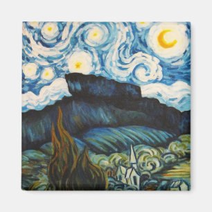 Castle Rock Colorado, Master Impressionist Magnet Magneet