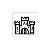 Castle Rubber Stamp Rubberstempel (Afrduk)