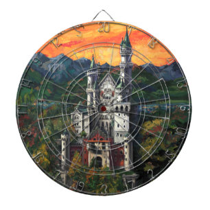 Castle Schloss Neuschwanstein Dartbord