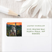 Castle Schloss Neuschwanstein Etiket (Insitu)