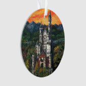 Castle Schloss Neuschwanstein Ornament (voorkant)