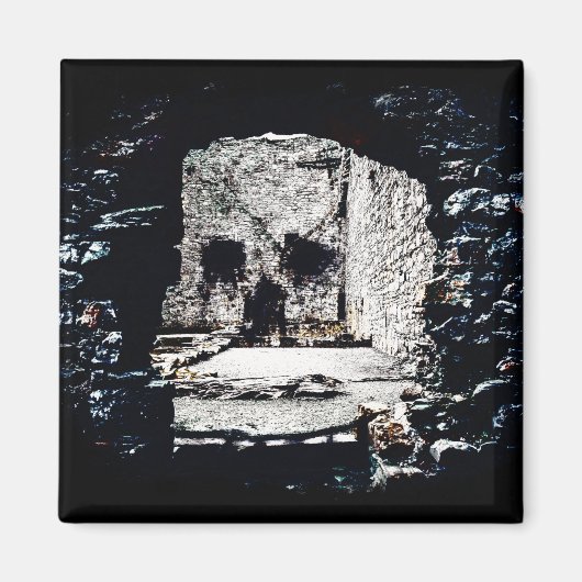 Castle Skull Magneet (Voorkant)